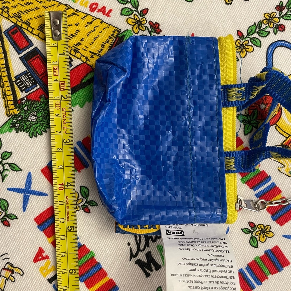 IKEA Blue and Yellow Clip-On Bag - Picture 2 of 3
